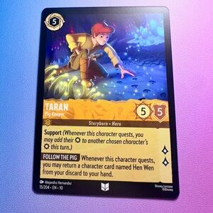 taran [black cauldron] - 15/204 (uncommon) — lorcana: whispers in the well